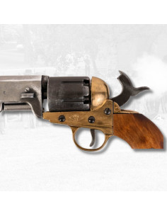 Aged black Confederate revolver, USA 1860 2