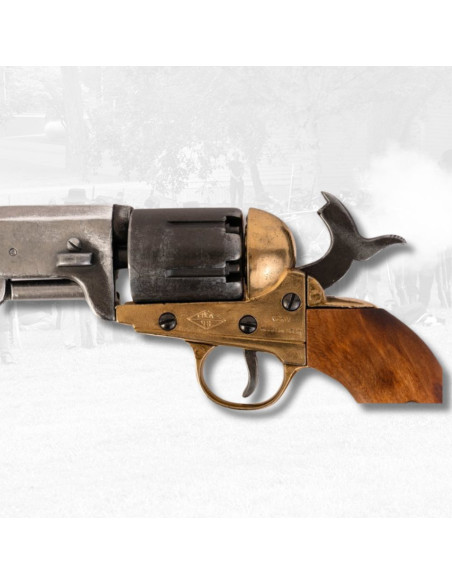 Aged black Confederate revolver, USA...