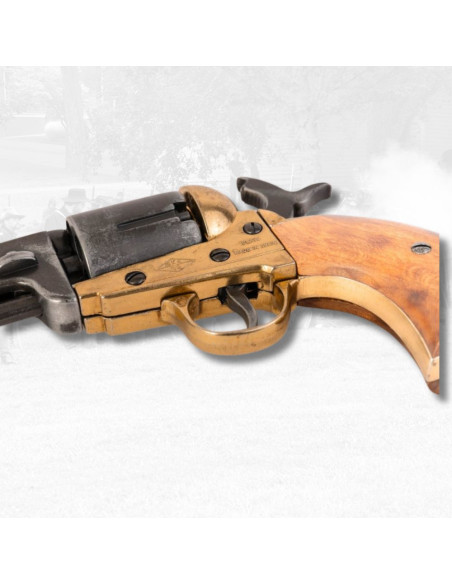 Aged black Confederate revolver, USA...