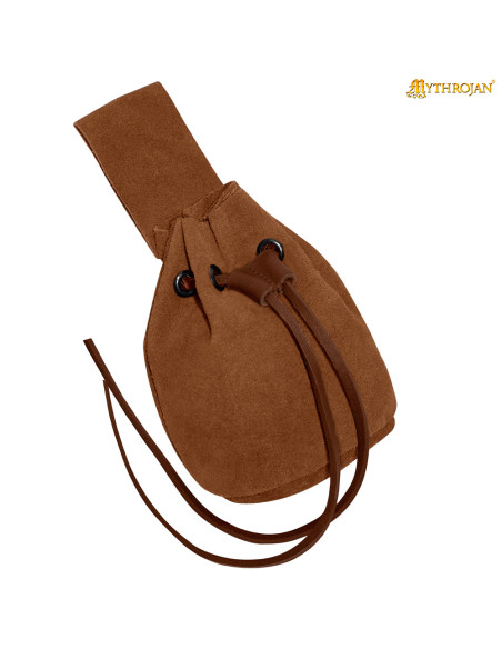 Medieval pouch for reenactors - brown