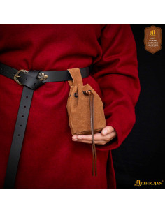Medieval pouch for reenactors - brown 2