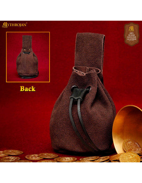 Medieval pouch for reenactors - dark...
