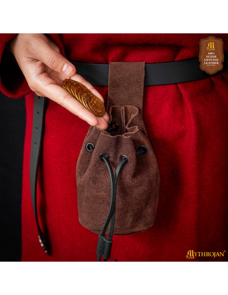 Medieval pouch for reenactors - dark...