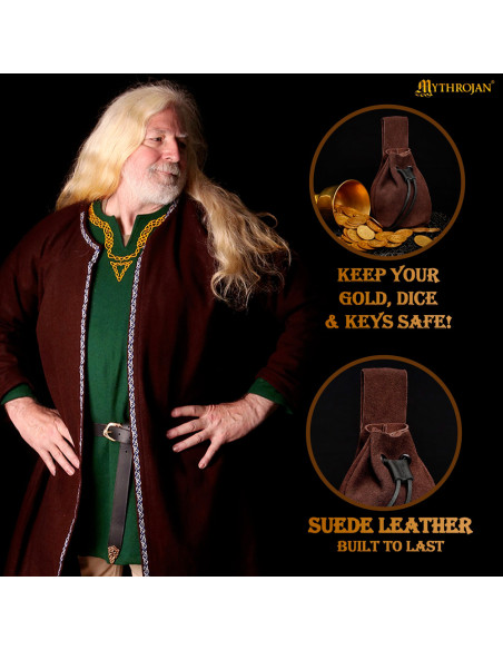 Medieval pouch for reenactors - dark...