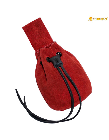Medieval pouch for reenactors - red