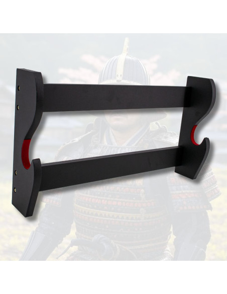 Wall-Mounted Wooden Stand for 1 Katana