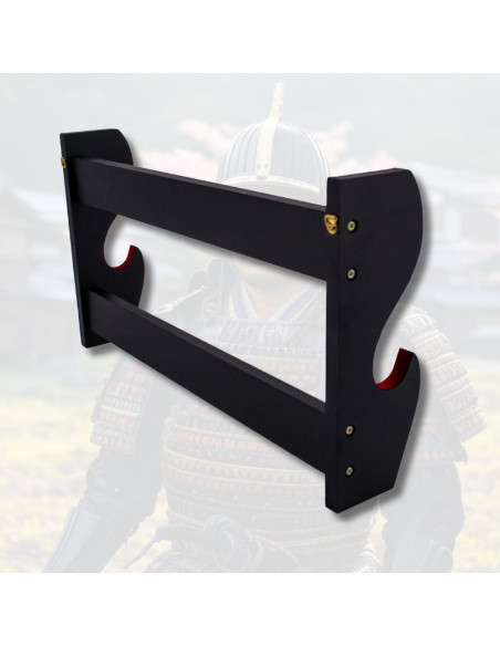 Wall-Mounted Wooden Stand for 1 Katana