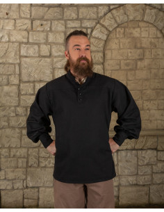 Medieval Bartold Shirt in black