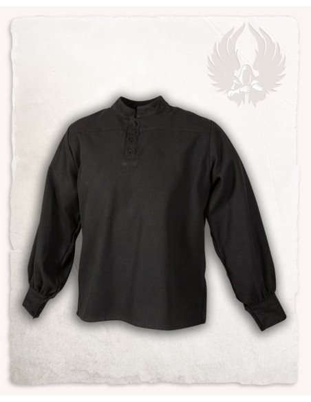 Medieval Bartold Shirt in black