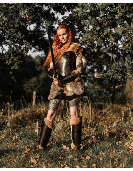 Medieval leather corset model Lilith,...