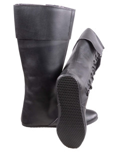 Medieval boots model Tilly, black 2