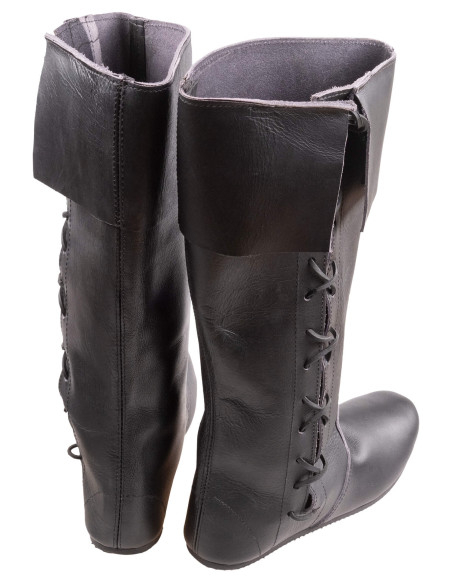 Medieval boots model Tilly, black