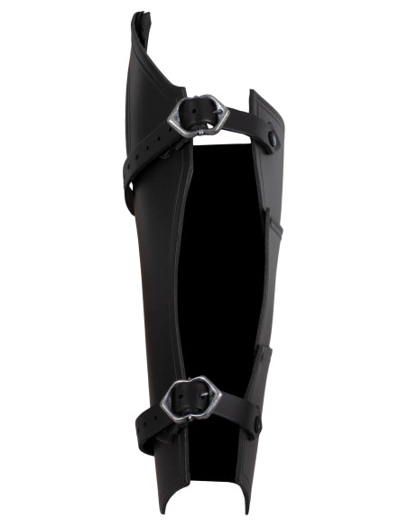 Medieval leather greaves model...