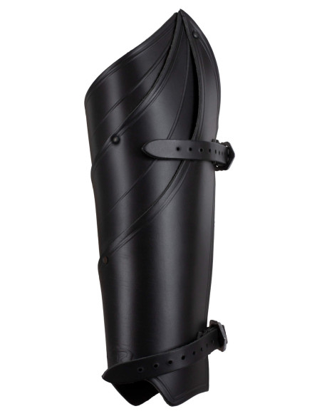 Medieval leather greaves model...