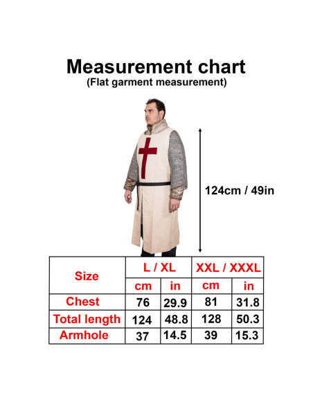 Knights Templar tabard with Christian...