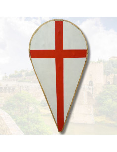 Templar Shield Tear, leather-bound