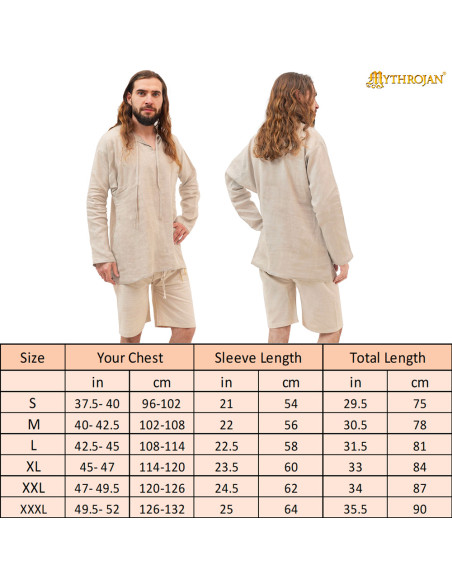 Short medieval tunic model Caius,...