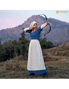 Medieval apron from the 14th-15th centuries, natural color 2