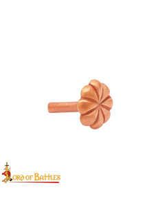 Pack of 5 belt ornaments model Flower in bronze 2