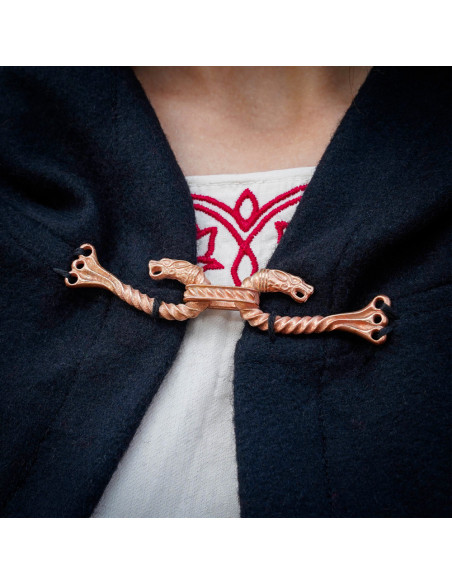 Medieval Celtic cloak clasp in...