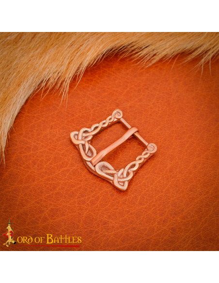 Classic bronze buckle with Celtic... Classic bronze buckle with Celtic...