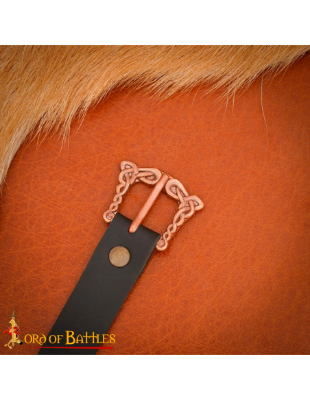 Classic bronze buckle with Celtic... Classic bronze buckle with Celtic...