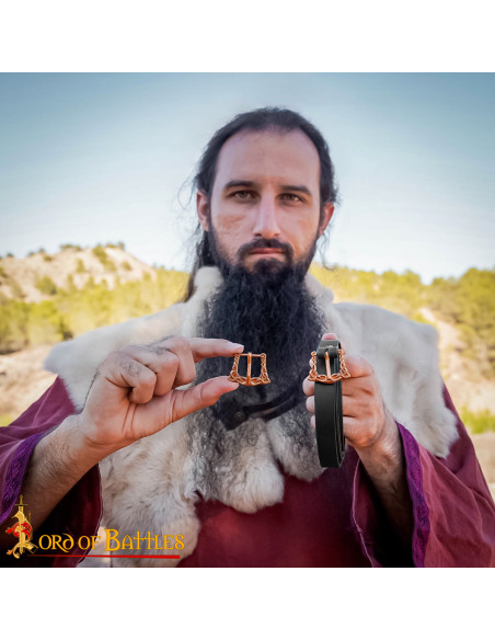 Classic bronze buckle with Celtic... Classic bronze buckle with Celtic...