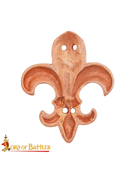 Lis Flower Bronze Ornament for Belts