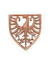 Heraldic Eagle Ornament in Bronze for Belts