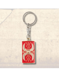 Roman Shield Keychain Turtle