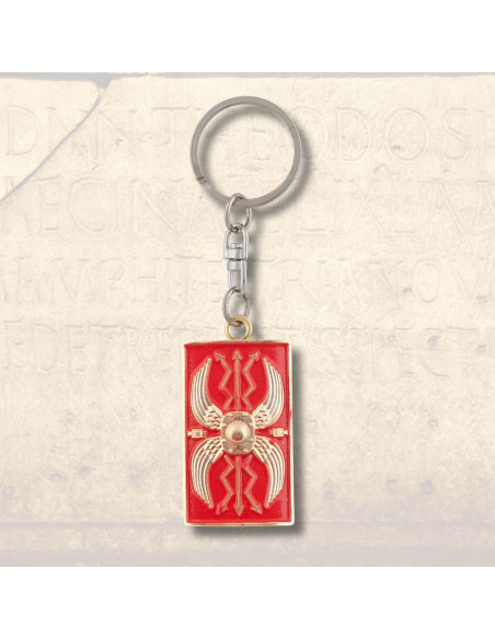 Roman Shield Keychain Turtle