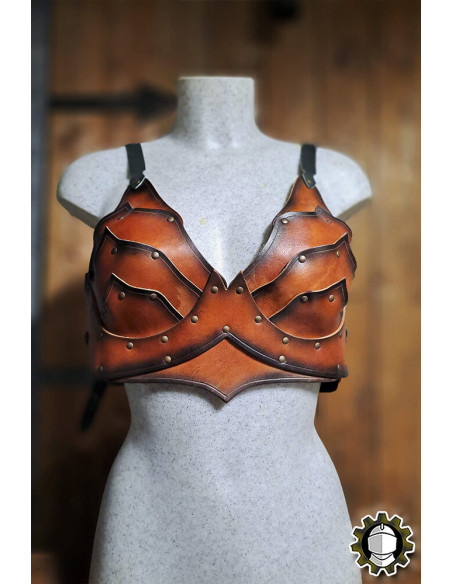 Medieval leather corset model Senua,...