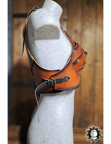 Medieval leather corset model Senua,...