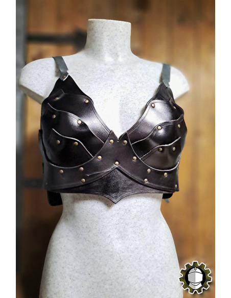 Medieval leather corset model Senua,...