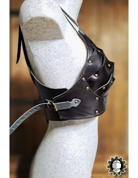 Medieval leather corset model Senua,...
