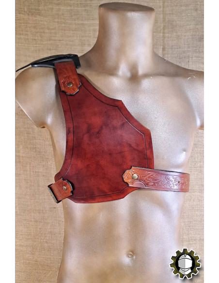 Medieval leather harness model...
