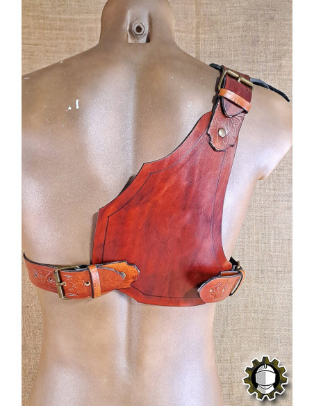 Medieval leather harness model...