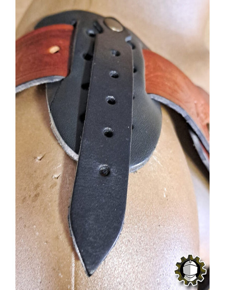 Medieval leather harness model...