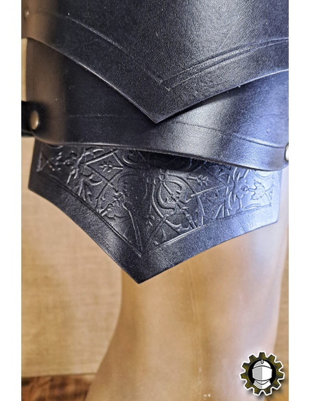 Medieval leather shoulder pads model...