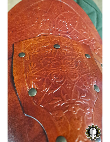 Medieval leather shoulder pads model...