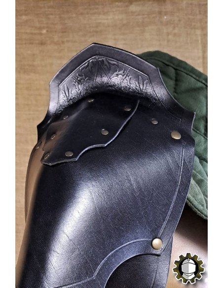 Medieval leather shoulder pads model...