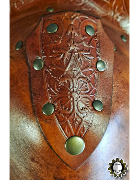 Medieval leather shoulder pads model...