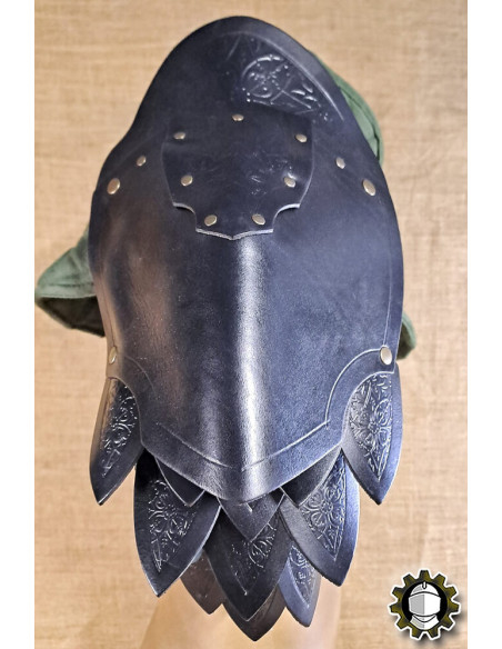 Medieval leather shoulder pads model...