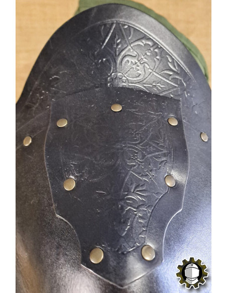 Medieval leather shoulder pads model...