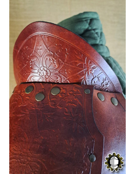Medieval leather shoulder pads model...