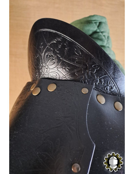 Medieval leather shoulder pads model...