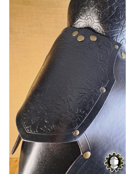 Medieval leather shoulder pads model...