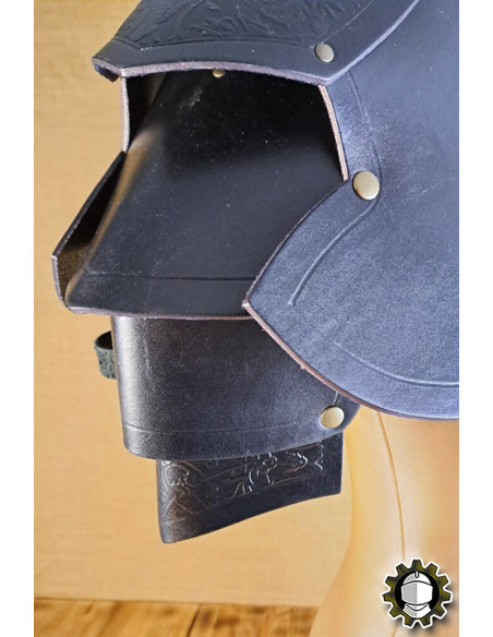 Medieval leather shoulder pads model...