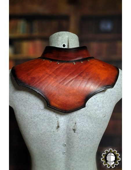 Medieval leather gorget model Cicero,...