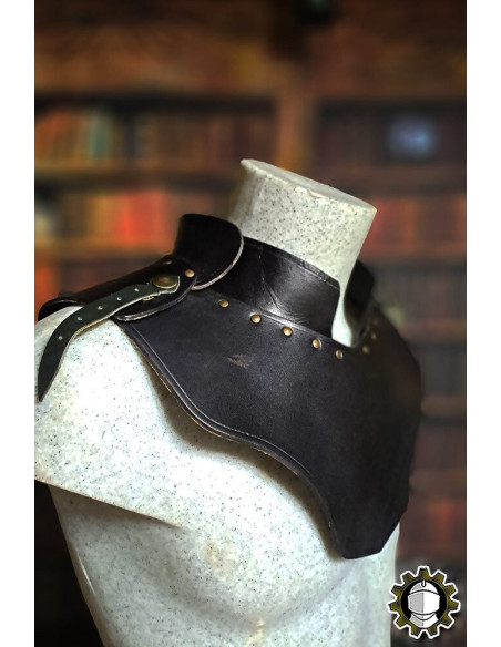 Medieval leather gorget model Cicero,...